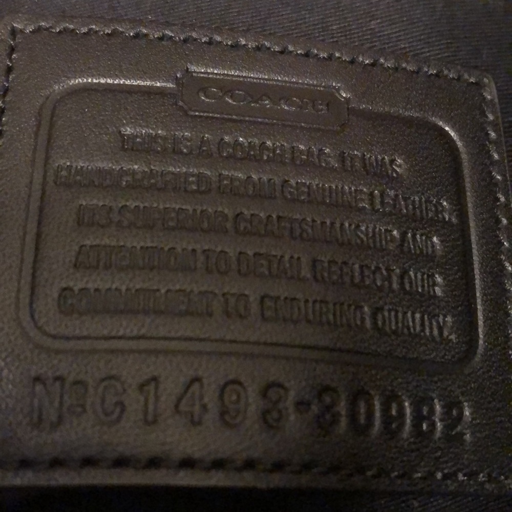 Authentic Tan leather Coach Borough bag crossbody/shoulder bag - Picture 8 of 13